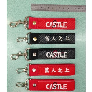 폭 3cm 웨빙 가죽 스트랩키링 입니다.